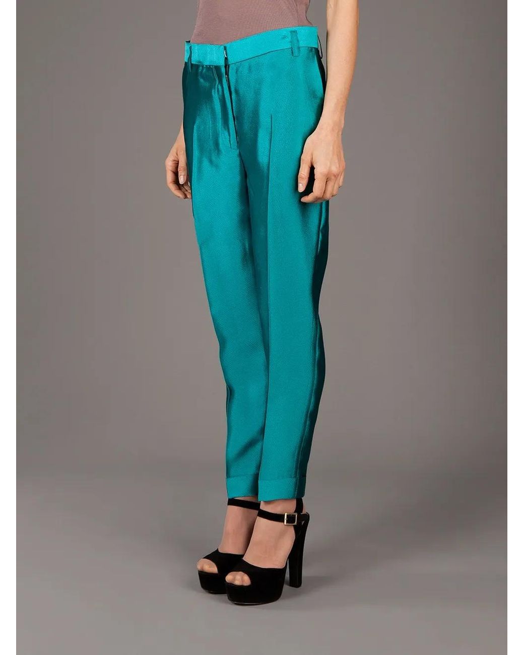 Haider Ackermann Blue Tapered Leg
