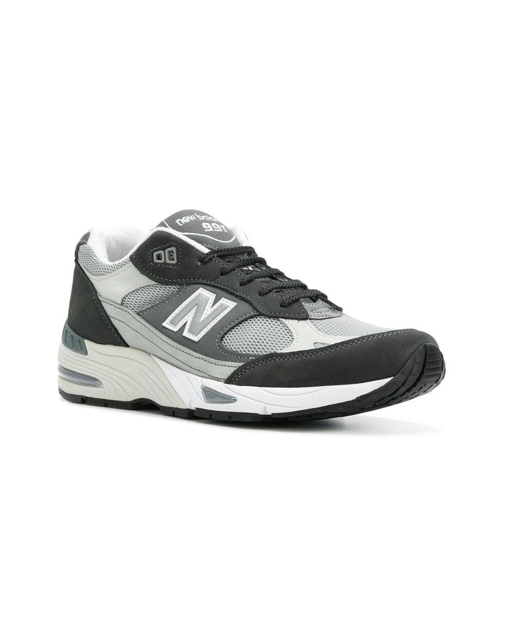New Balance Leather 911 Made In Uk Sneakers in Grey (Gray) for Men | Lyst