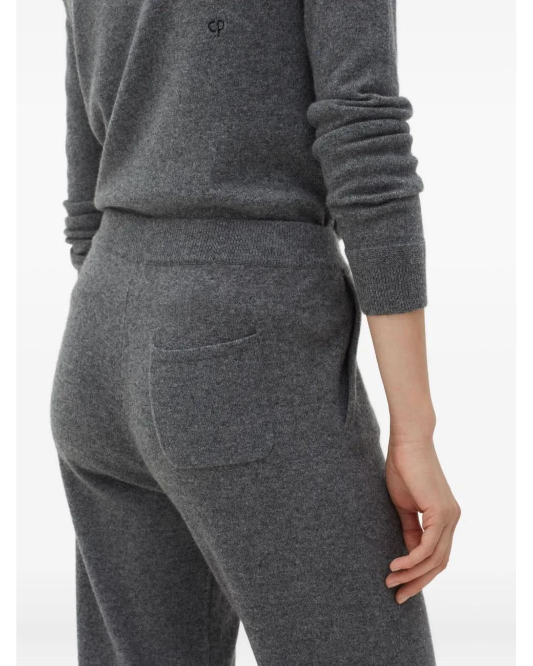 Chinti & Parker Gray Drawstring Knitted Trousers