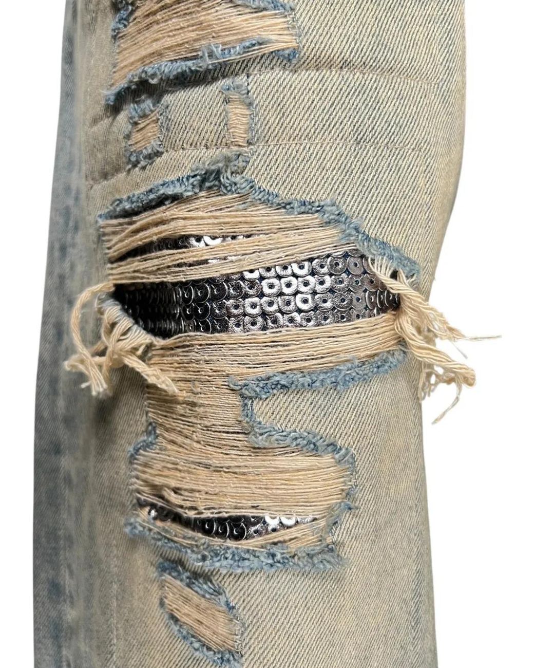 Purple Brand Gray Belt-Loop Jeans for men