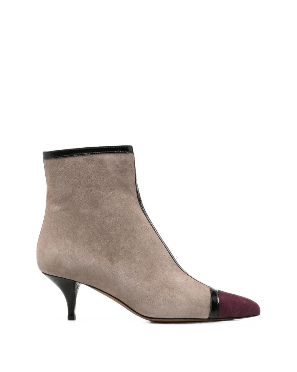 Roberto Festa Brown Serelit Panelled Suede Ankle Boots