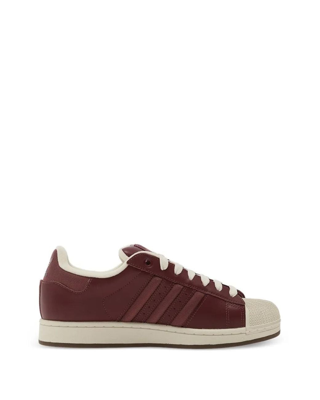 Adidas Brown Superstar Ii Stripes Sneakers