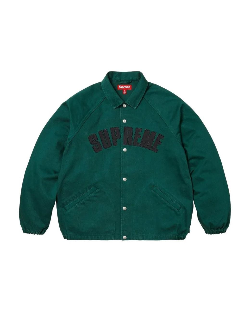 Supreme Green Logo-Embroidered Bomber Jacket for men