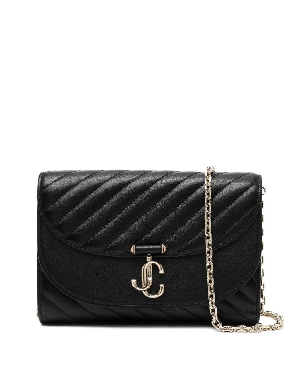 Jimmy Choo Black Curve Crossbody Bag