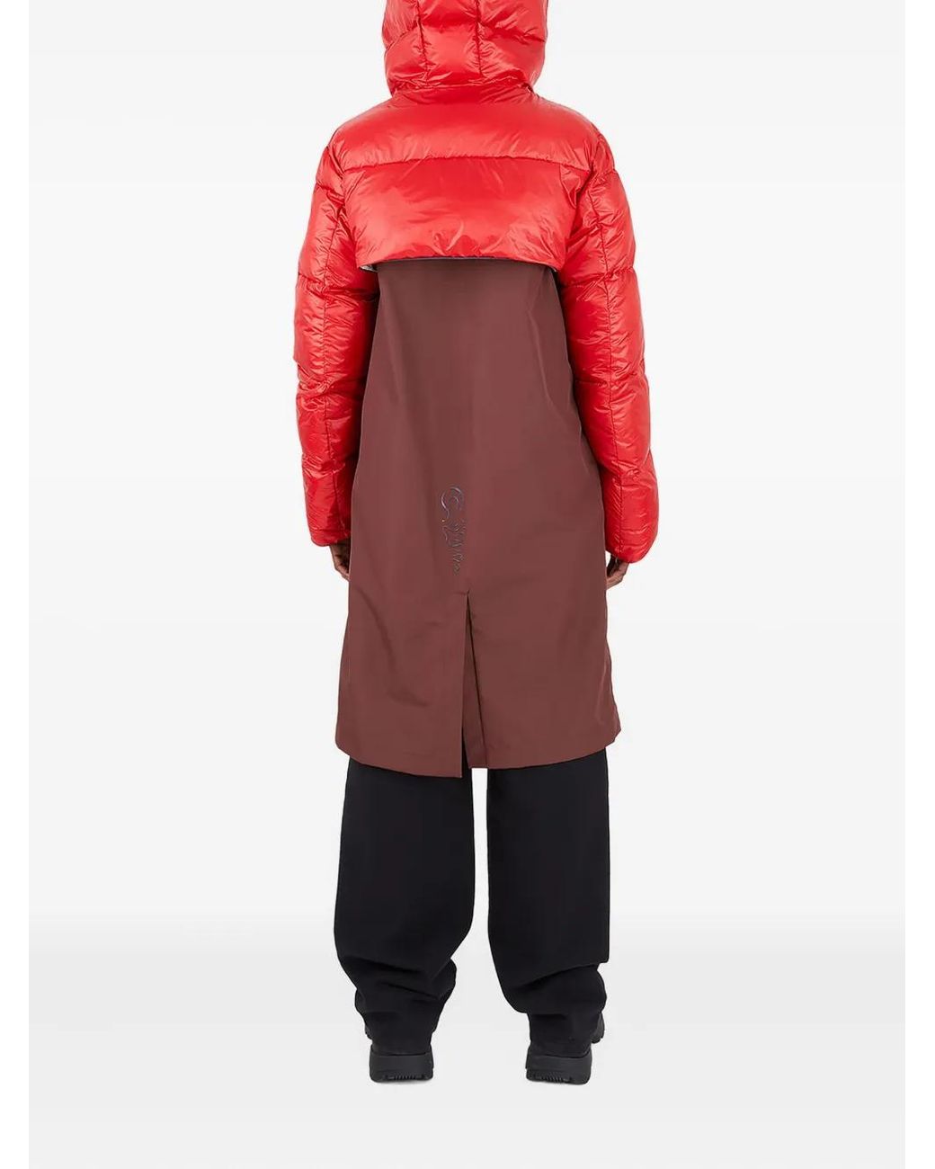 Colmar Red Hooded Puffer Jacket for men