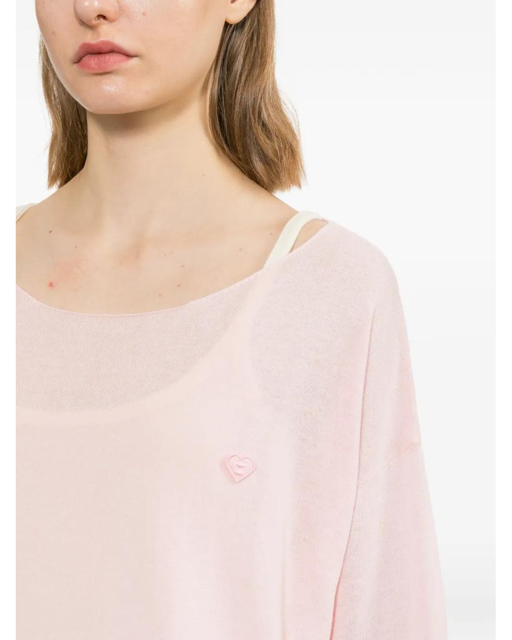 AAPE BY A BATHING AP Pink Logo-Patch Sweater