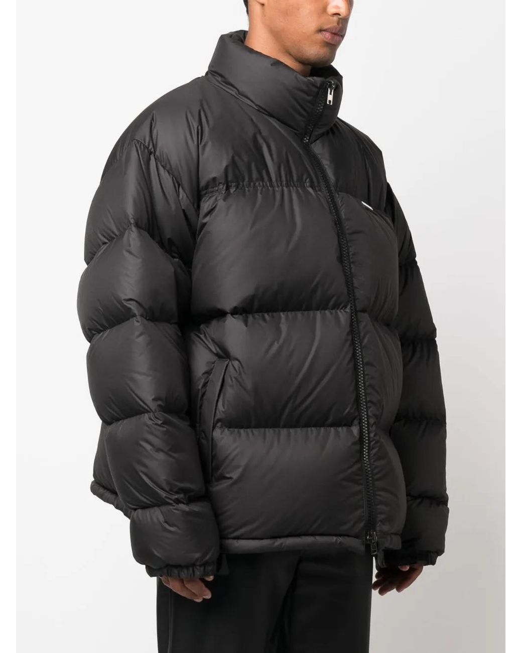 Vetements Black Funnel-Neck Puffer Jacket