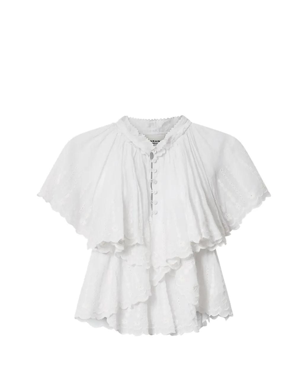 Isabel Marant White Lorna Top