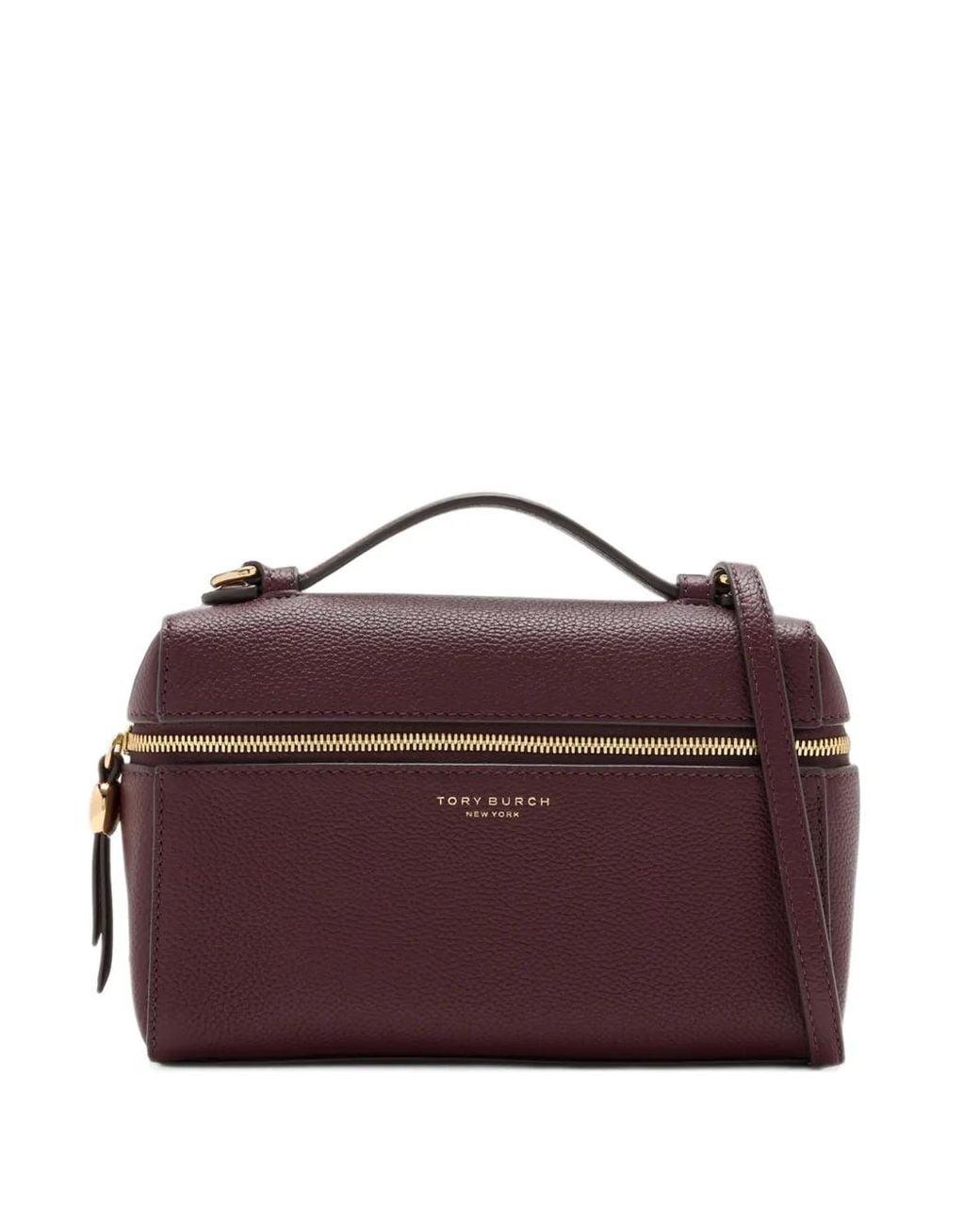 Tory Burch Purple Romy Slim Top-Handle Bag