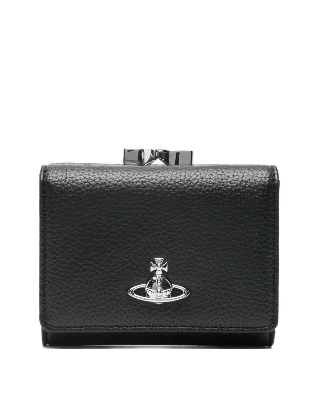 Vivienne Westwood Black Small Frame Wallet