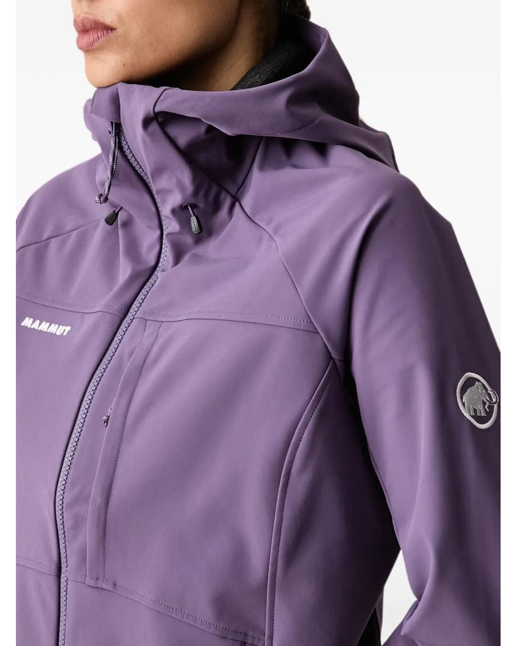 Mammut Purple Hooded Performance Jacket