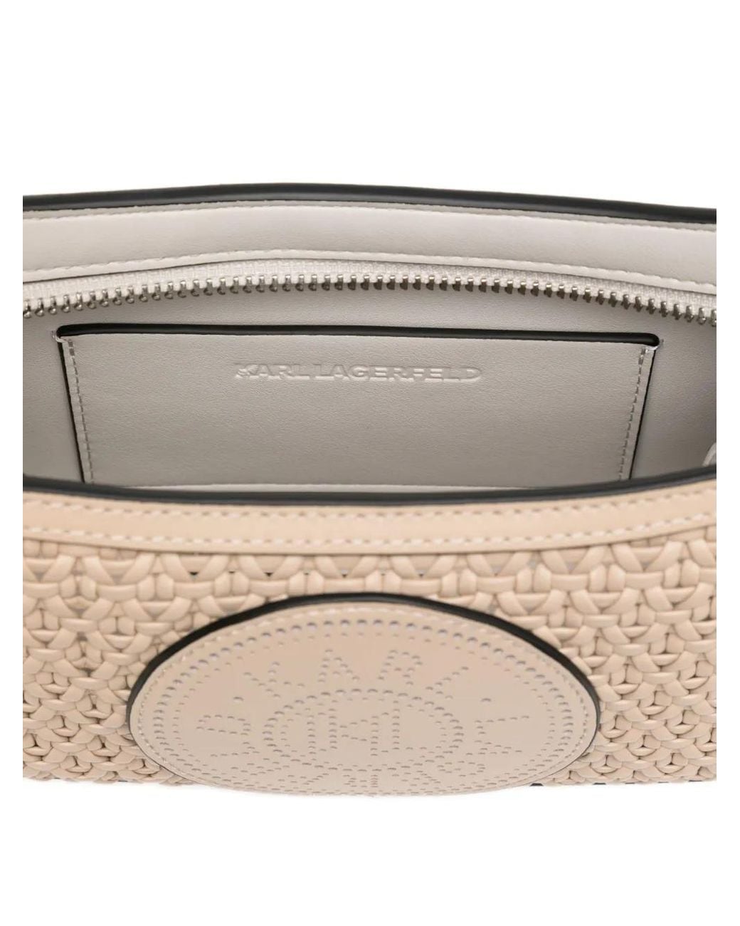 Karl Lagerfeld Natural Circle Shoulder Bag