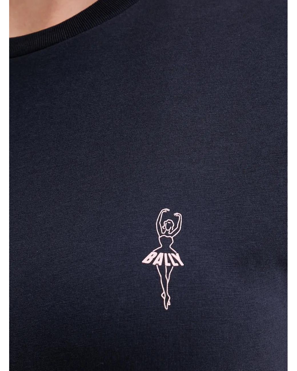 Bally Black Ballerina-Detail Top