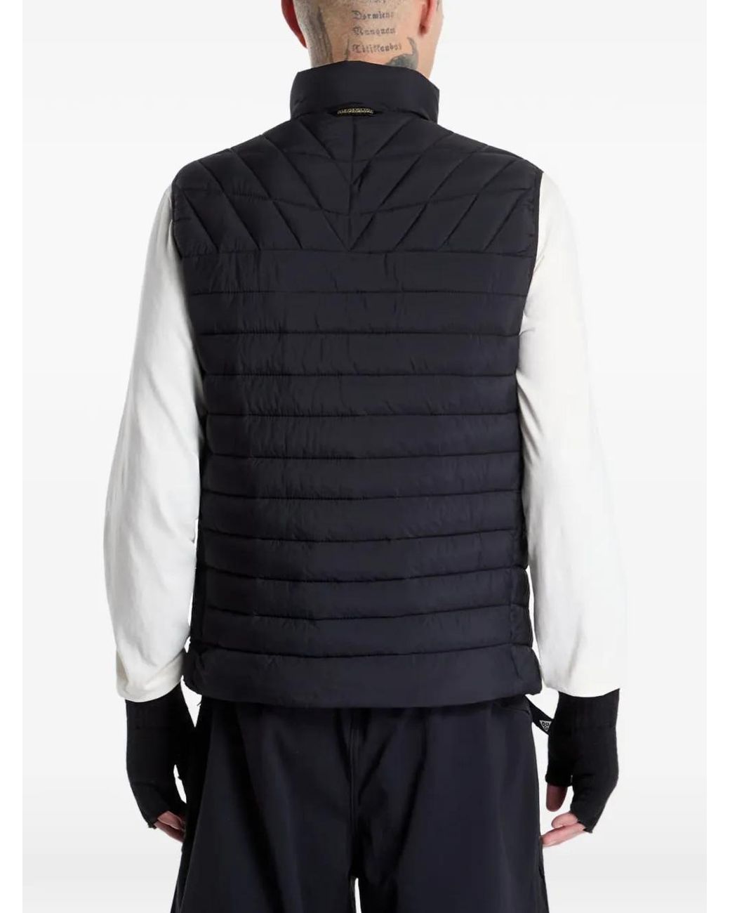 Napapijri Blue Lapaz Quilted Gilet for men