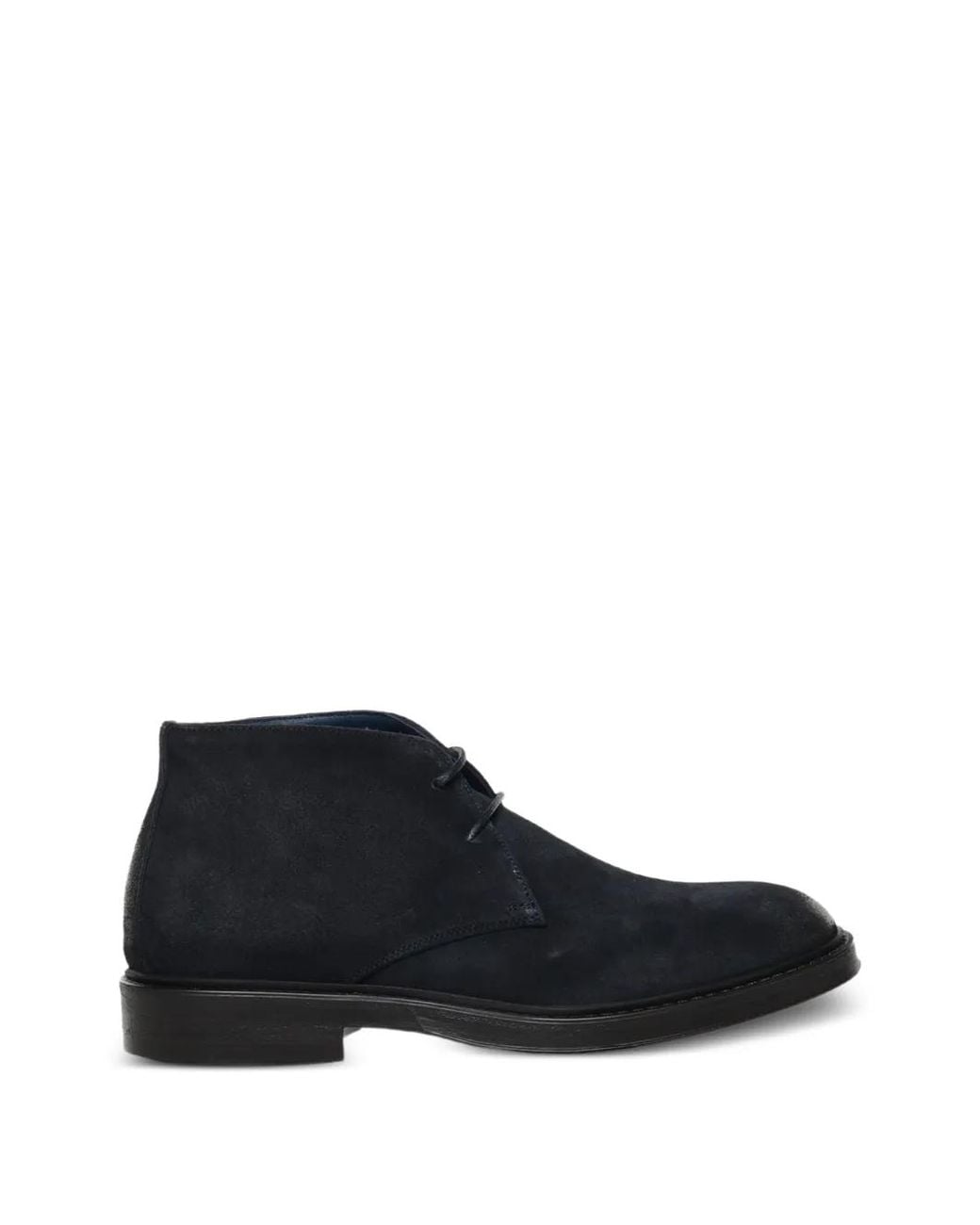 Giuliano Galiano Blue Bottines Lacées À Empiècements for men