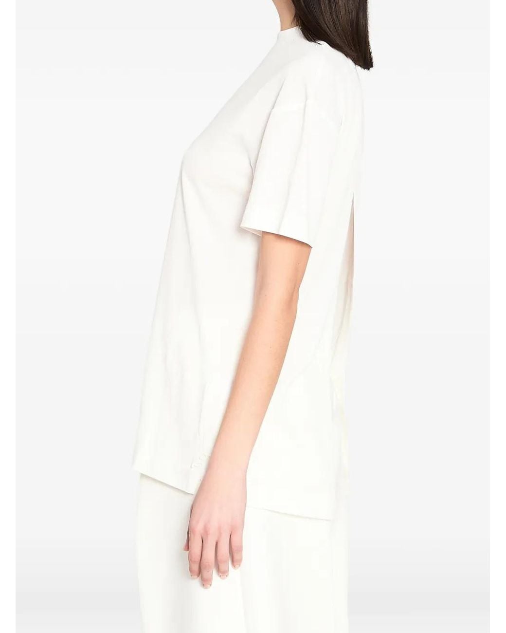 Jacquemus White The Ventadou Open Back Top