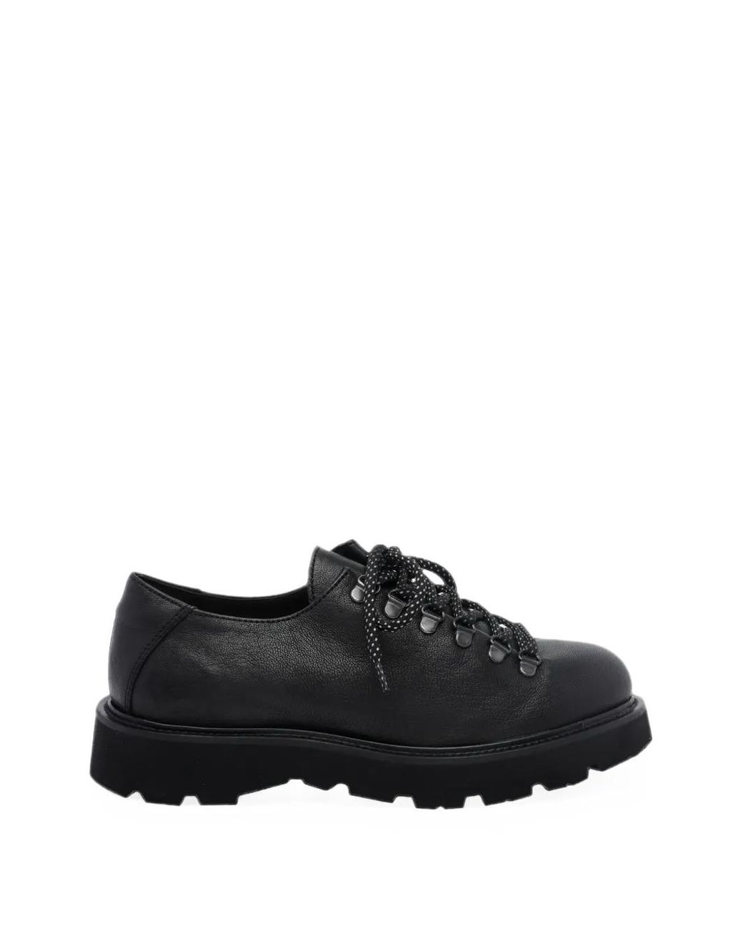 Pawelk's Black Derbies En Cuir À Lacets for men