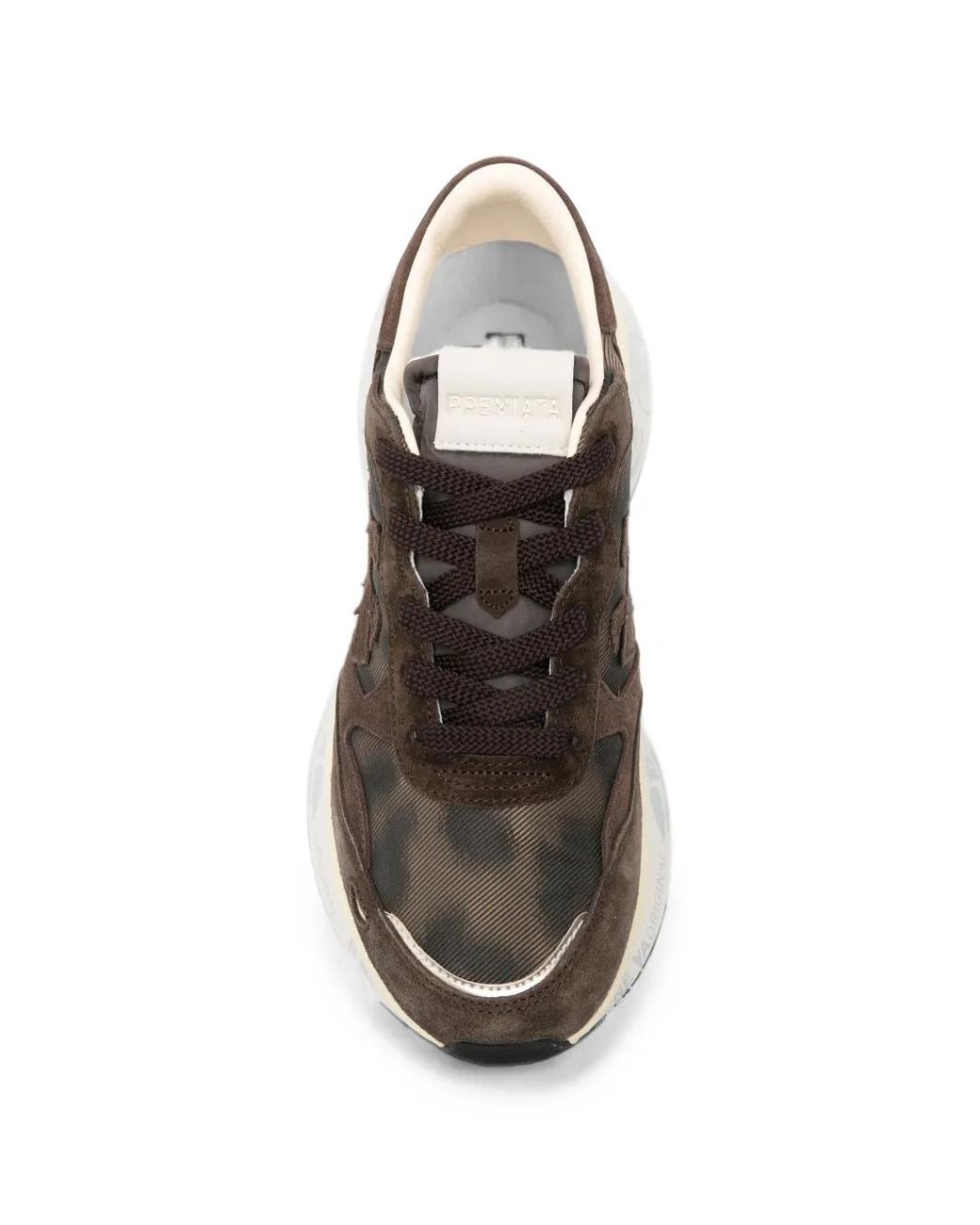 Premiata White Lauryn Panelled Sneakers