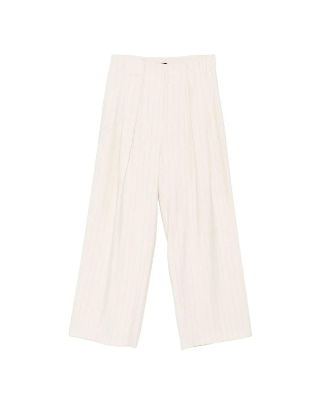 Pantalones A Rayas Liu Jo de color White