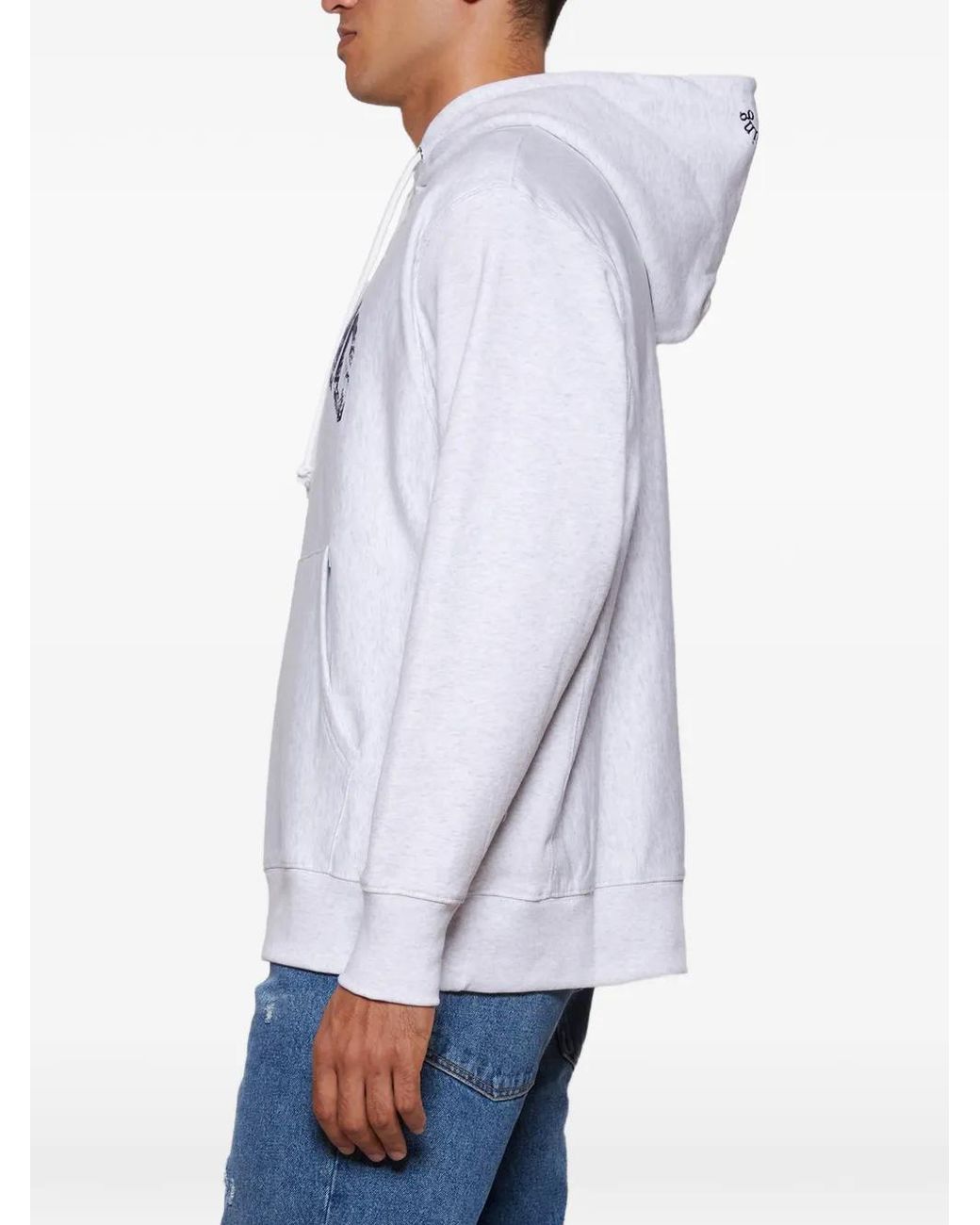 PRAYING Gray College Sweatshirt for men