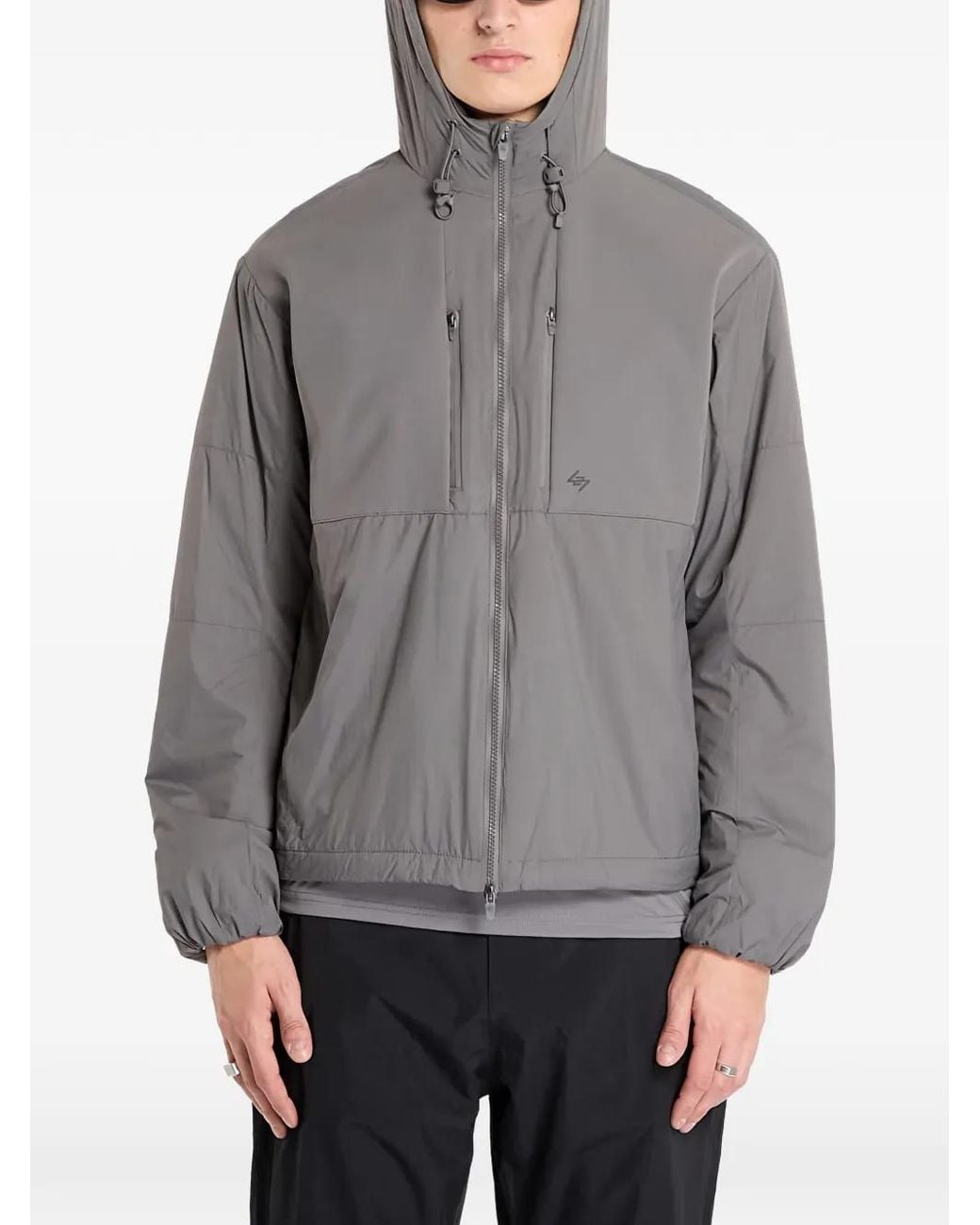 Chaqueta 247 Con Capucha Represent de hombre de color Gray
