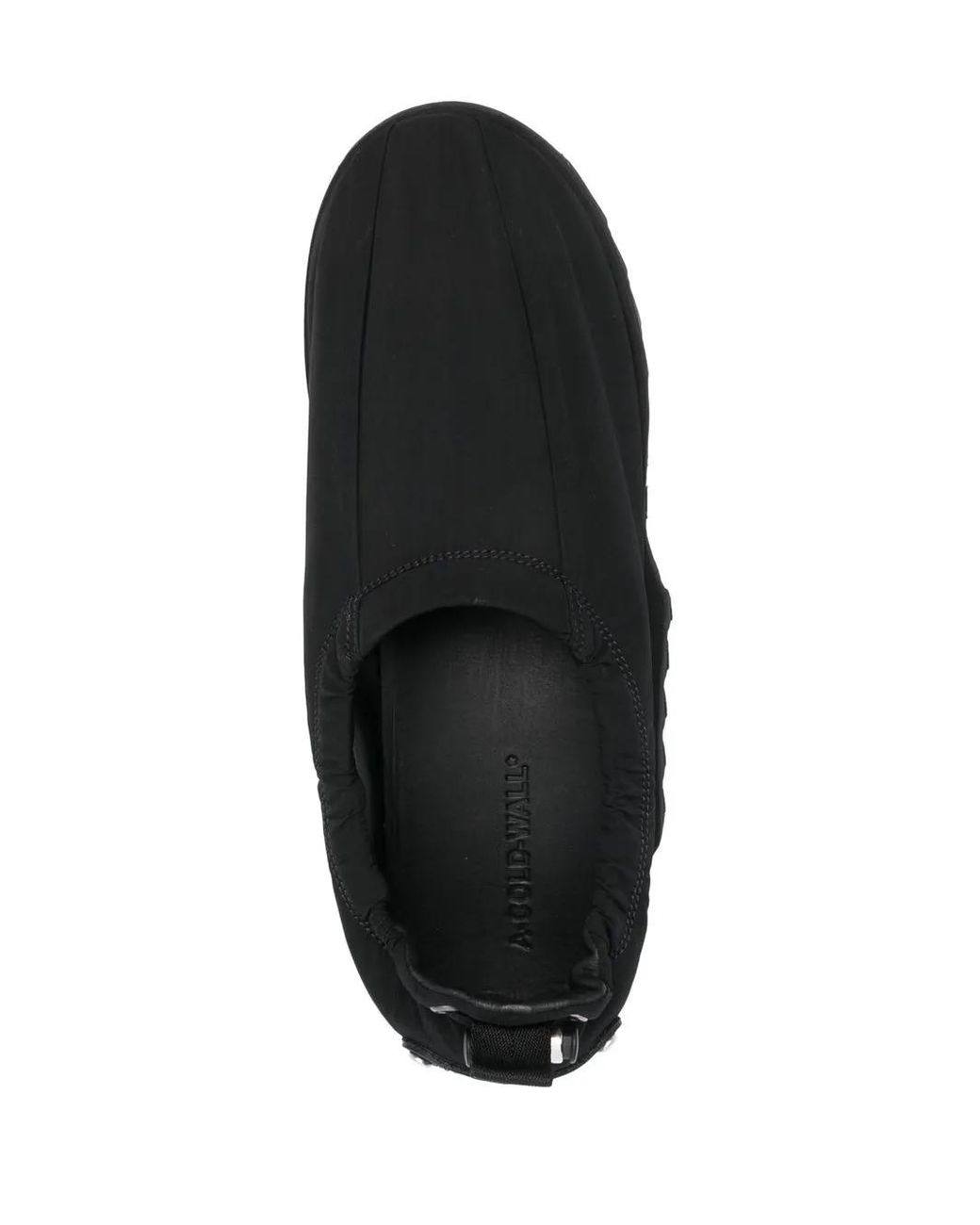 A_COLD_WALL* Black Drawstring Slip-On Sneakers for men