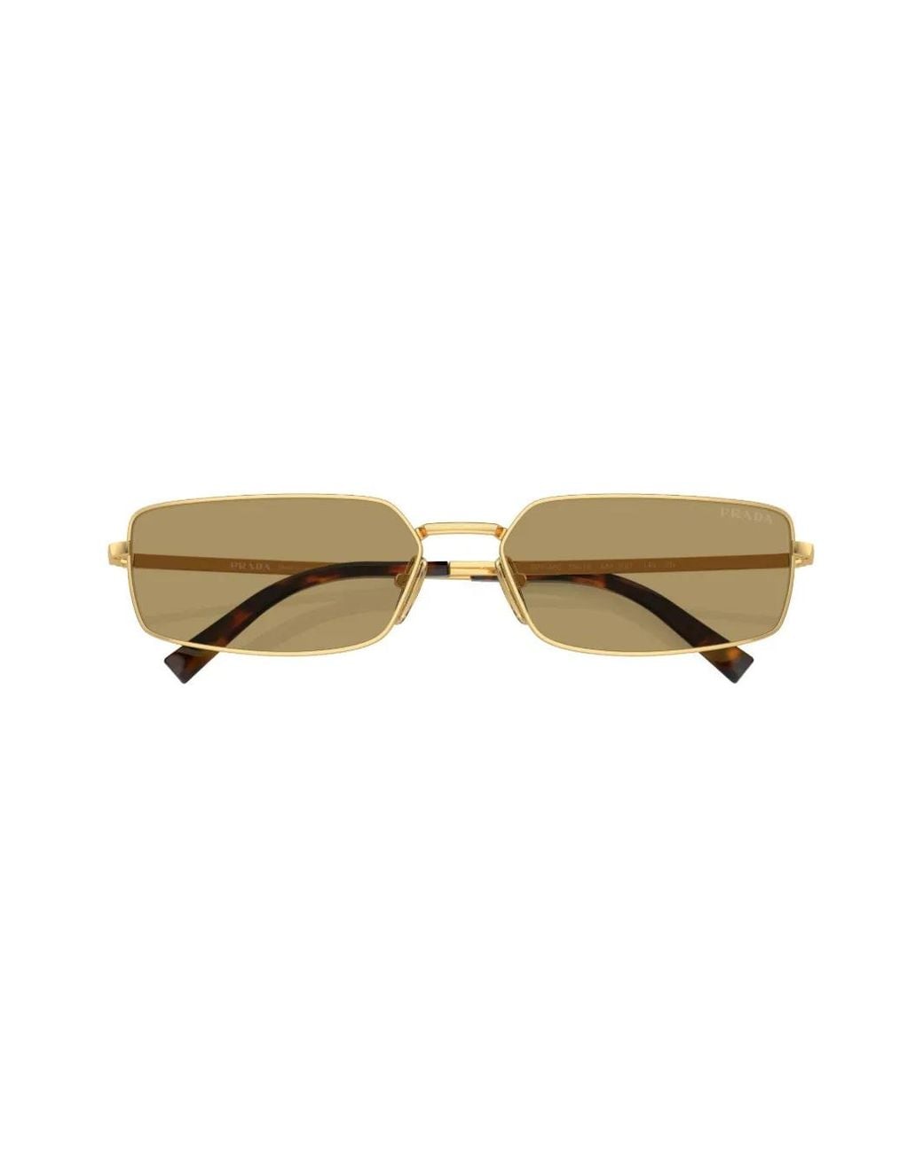 Prada Natural Prada Pr A60S Rectangle Sunglasses