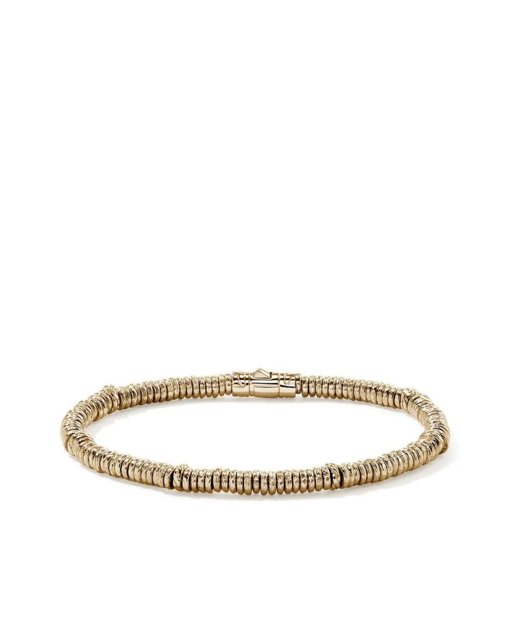 John Hardy White 14Kt Heishi Bracelet for men