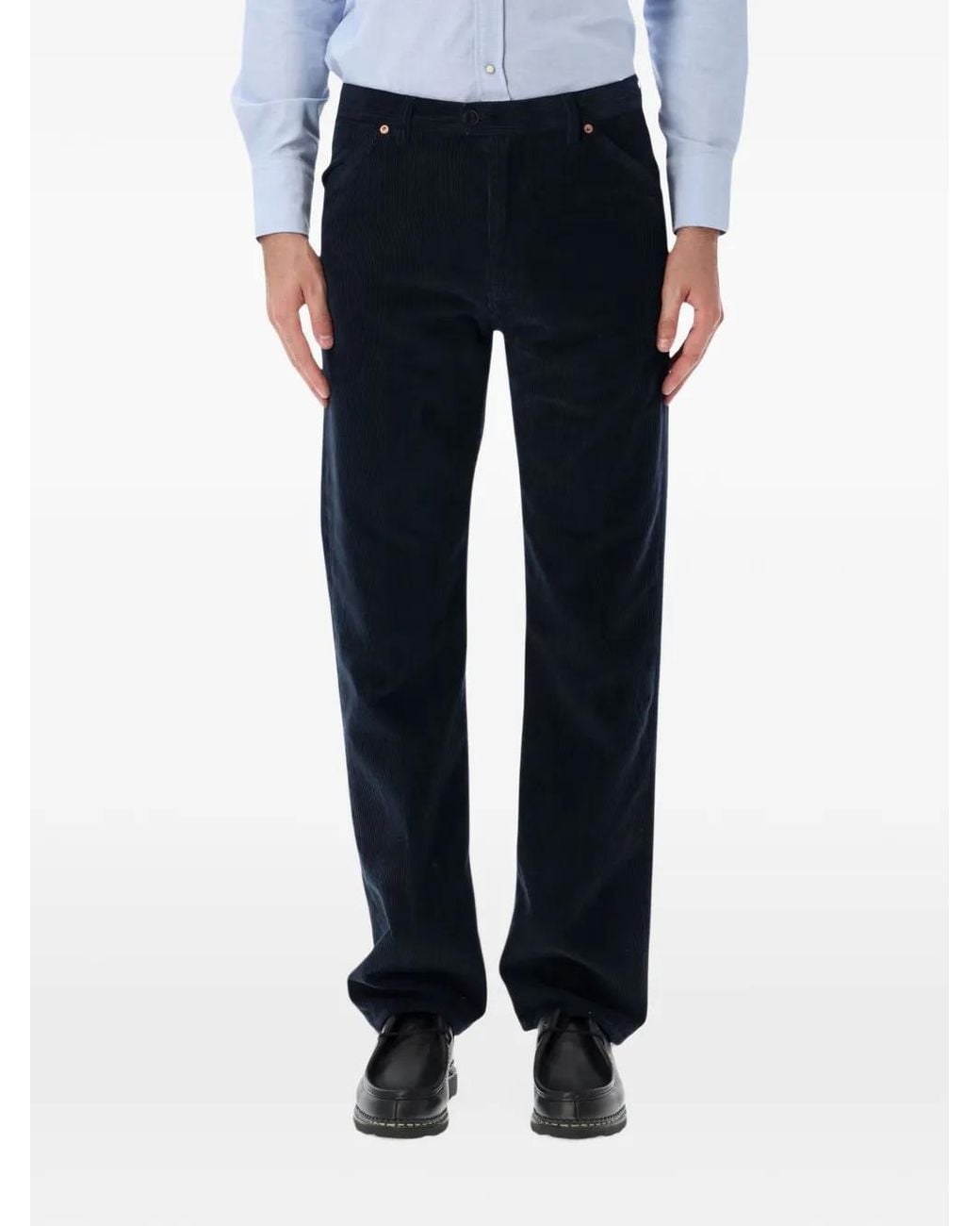 Fortela Blue Mcqueen Corduroy Trousers for men