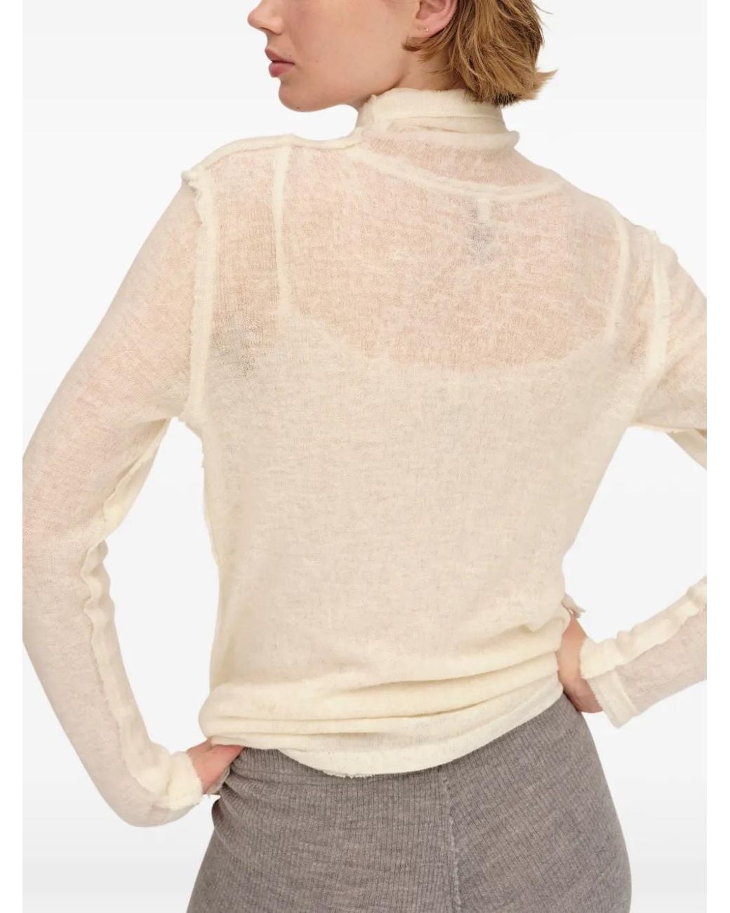 Gudrun & Gudrun Natural Bjørk High-Neck T-Shirt