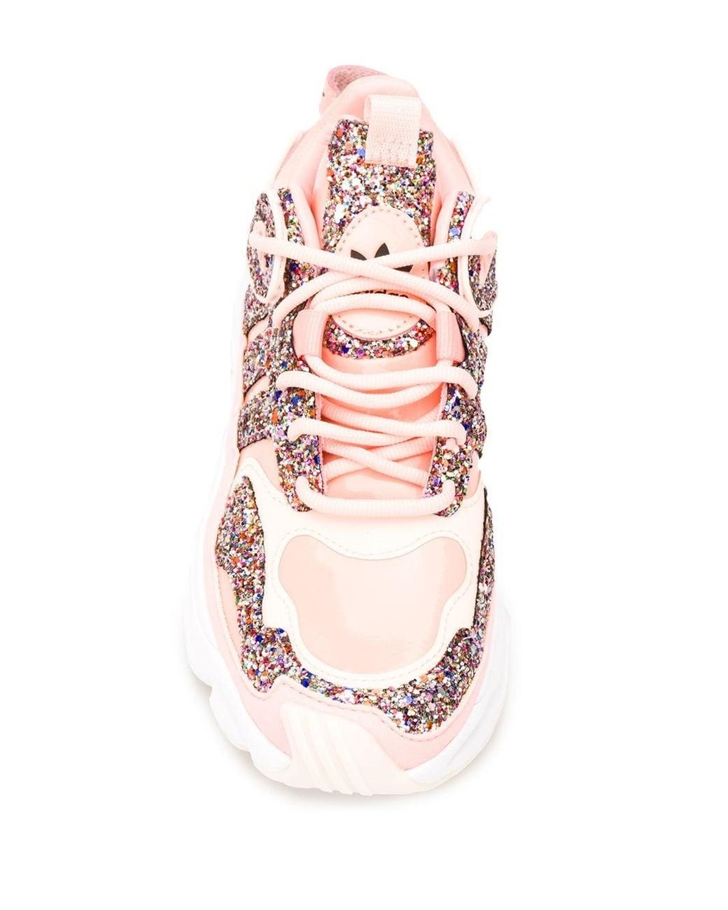 adidas Glitter Sneakers in Pink | Lyst