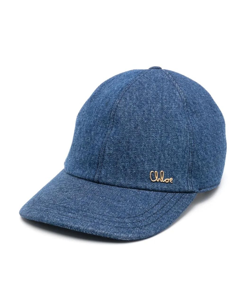 Chloé Iconic Cap in Blue | Lyst UK