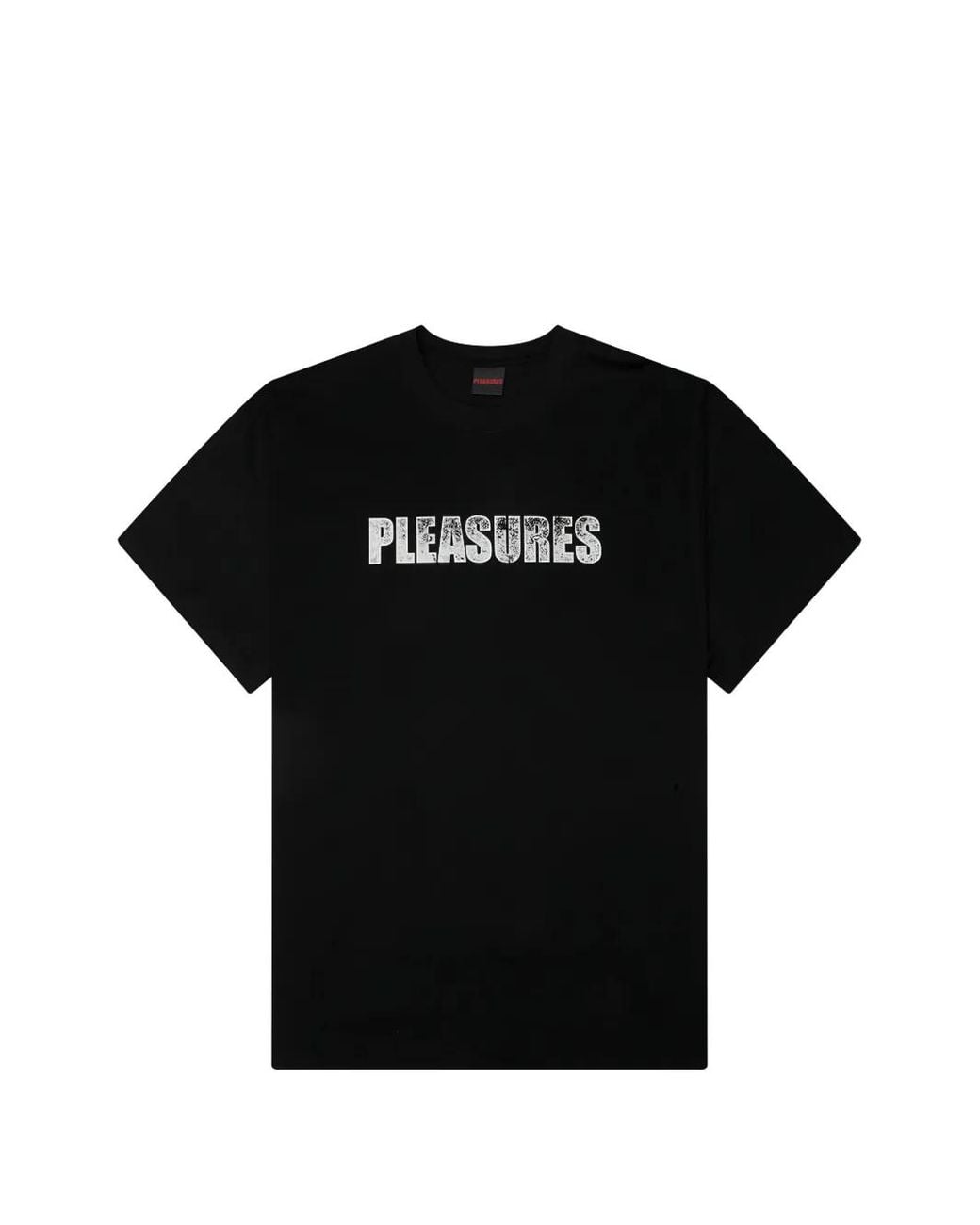 Pleasures Black Recluse Logo-Print T-Shirt for men