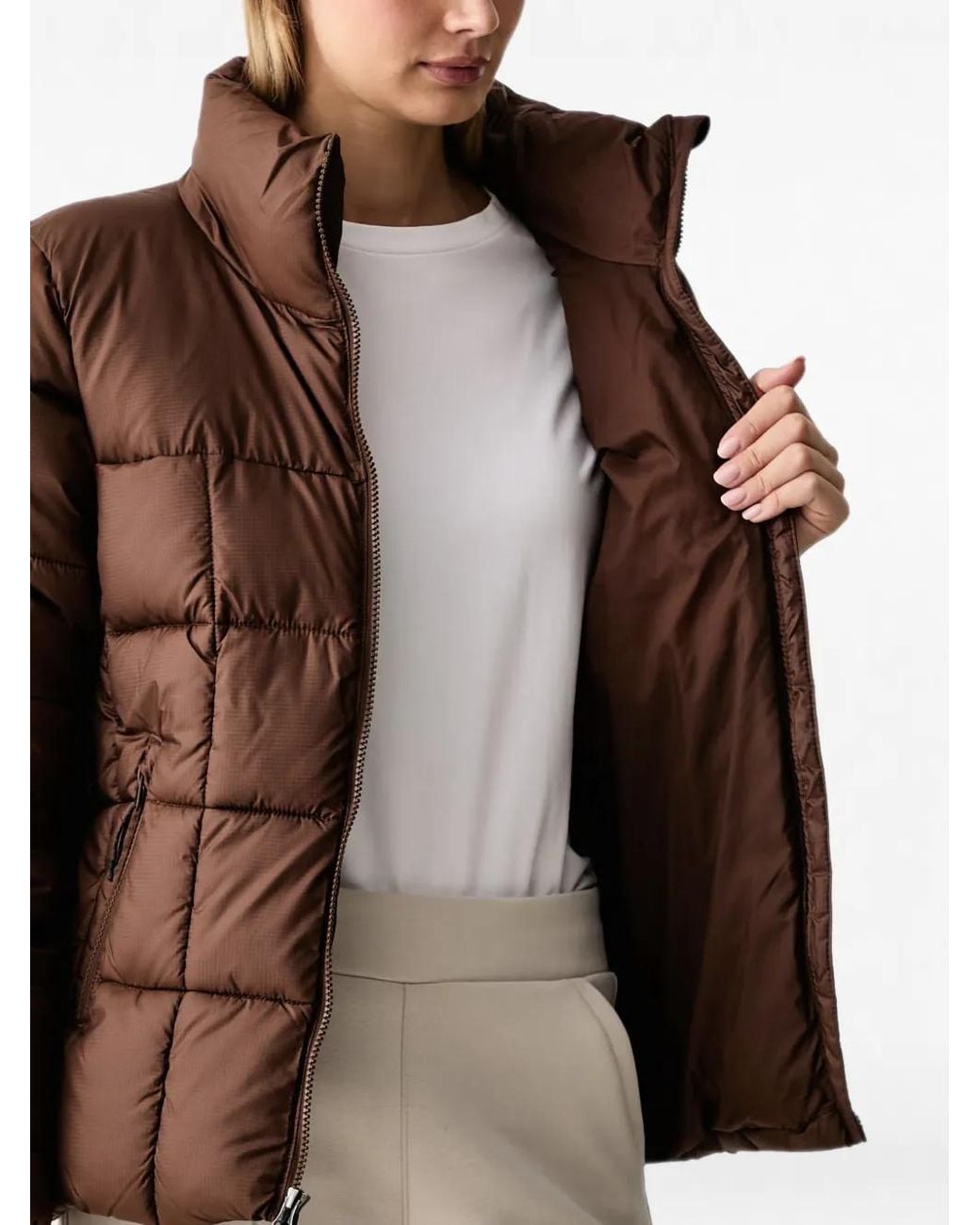 Columbia Brown Quilted Ripstop Jacket