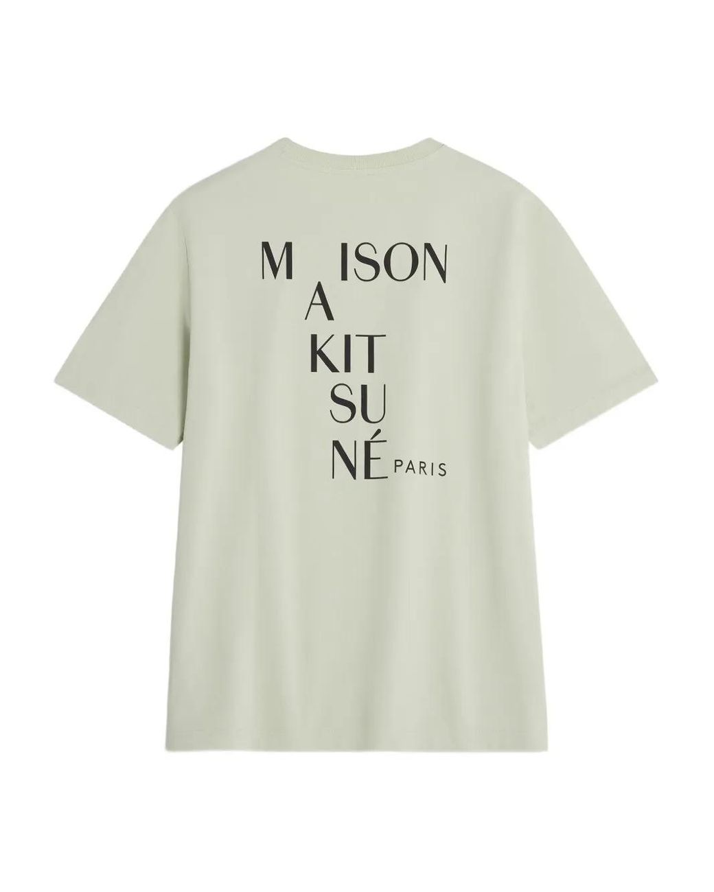Maison Kitsuné Green Cotton T-Shirt for men