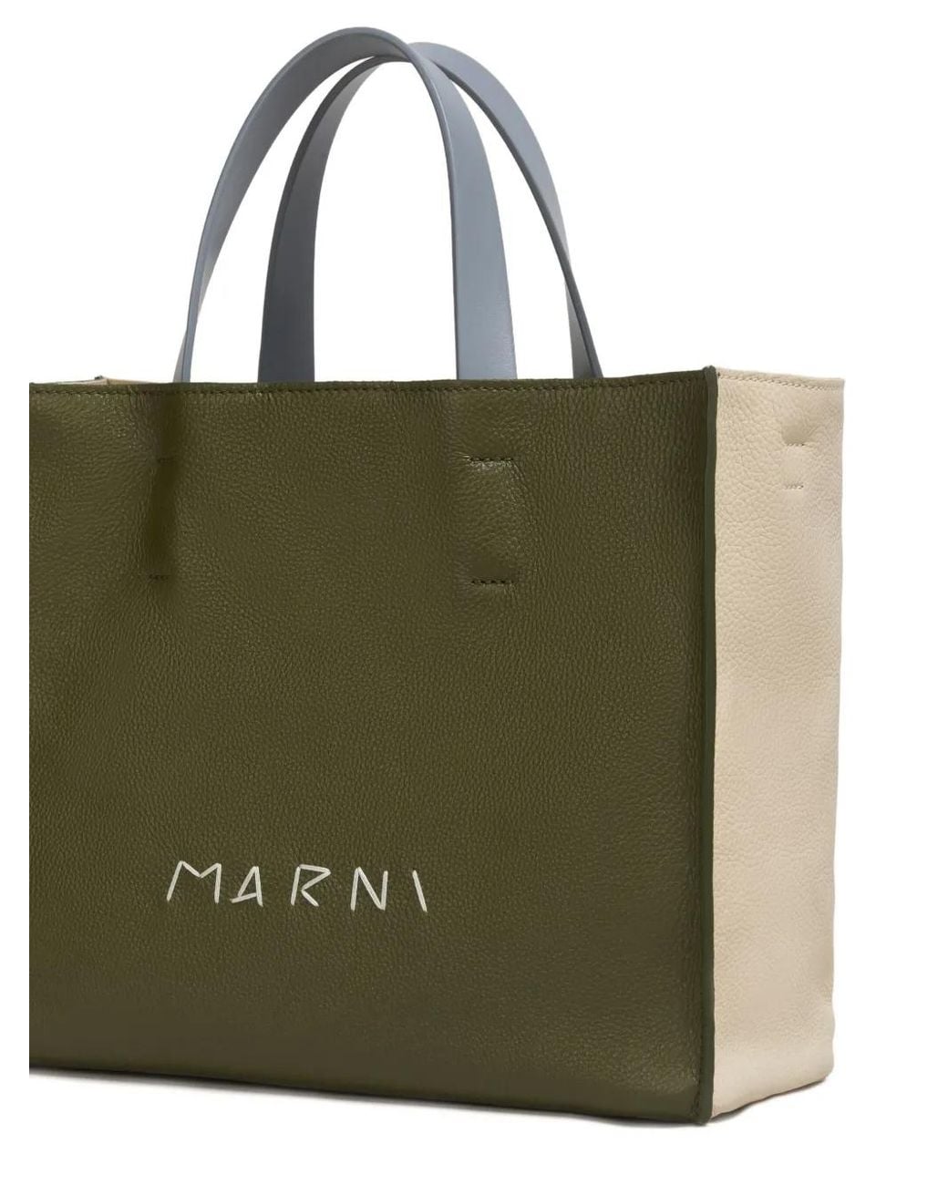 Borsa Tote Museo di Marni in Green