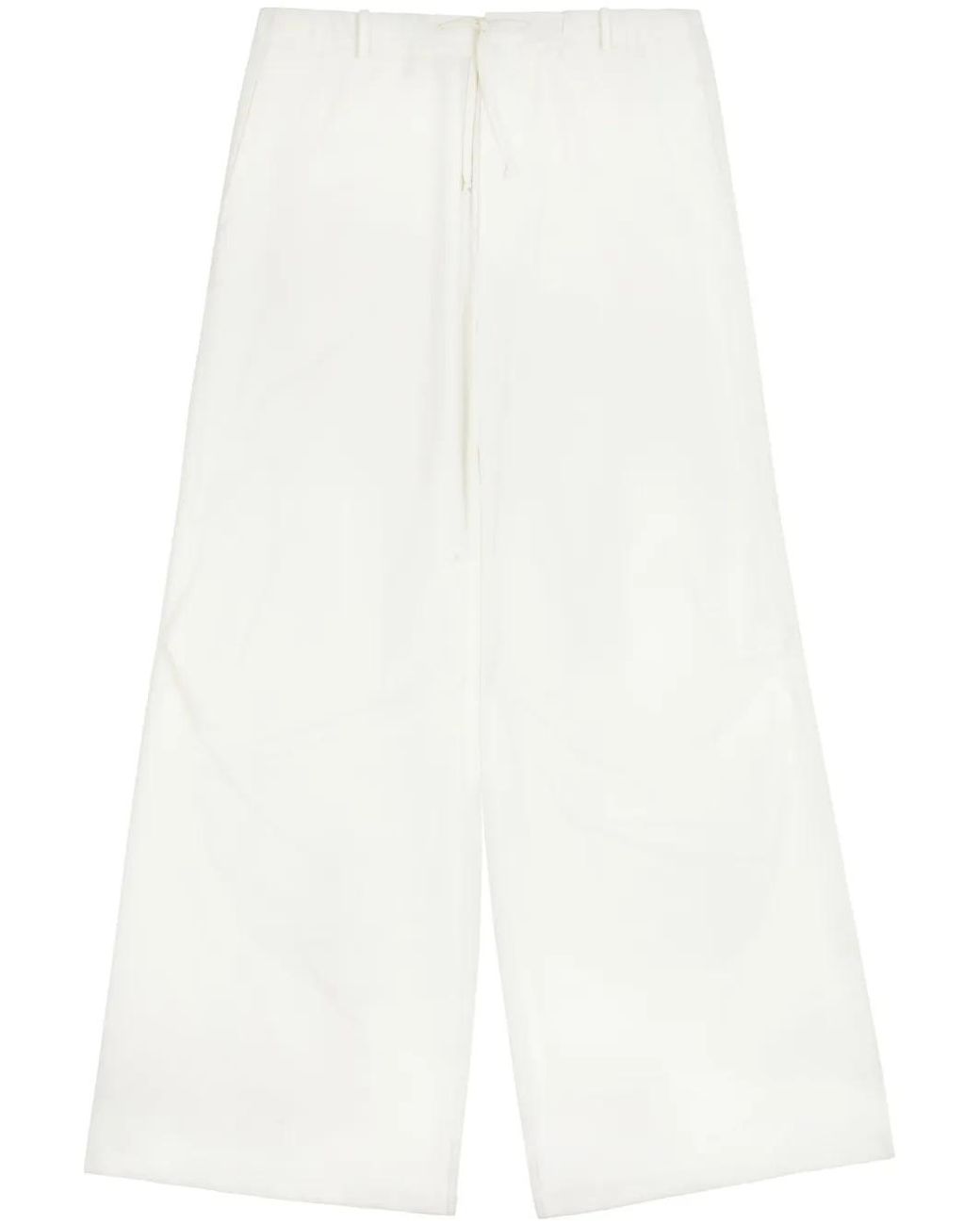 MM6 by Maison Margiela White Pants Clothing