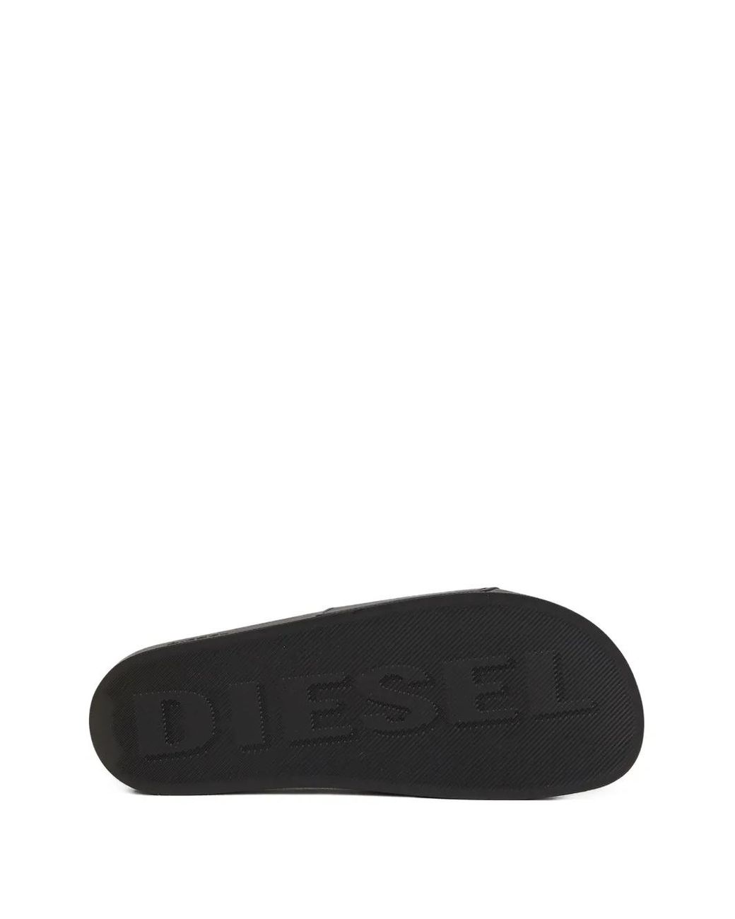 DIESEL Black Sa-Swim Pool Slides for men