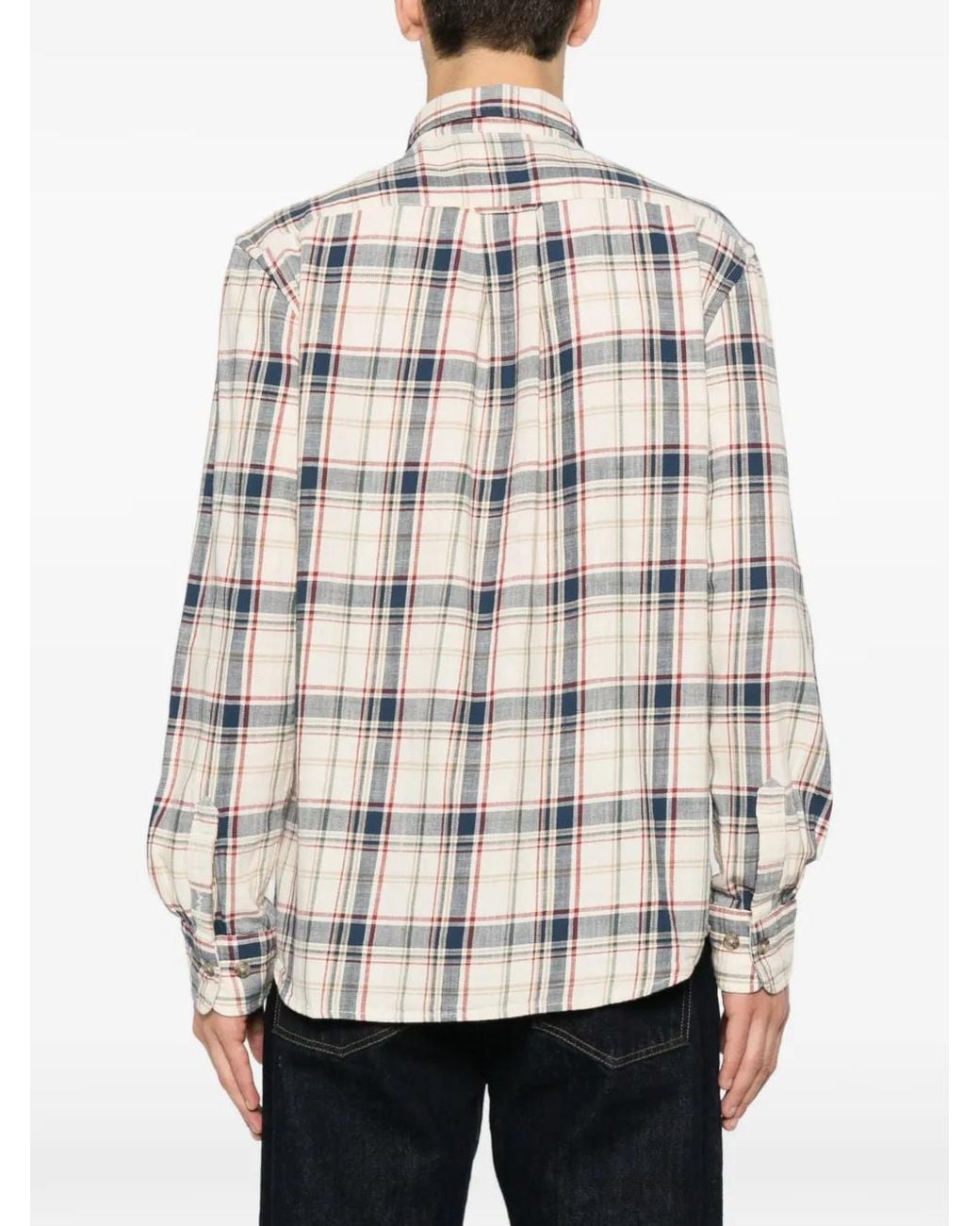 Gant White Chemise Boutonnée À Carreaux Vichy for men