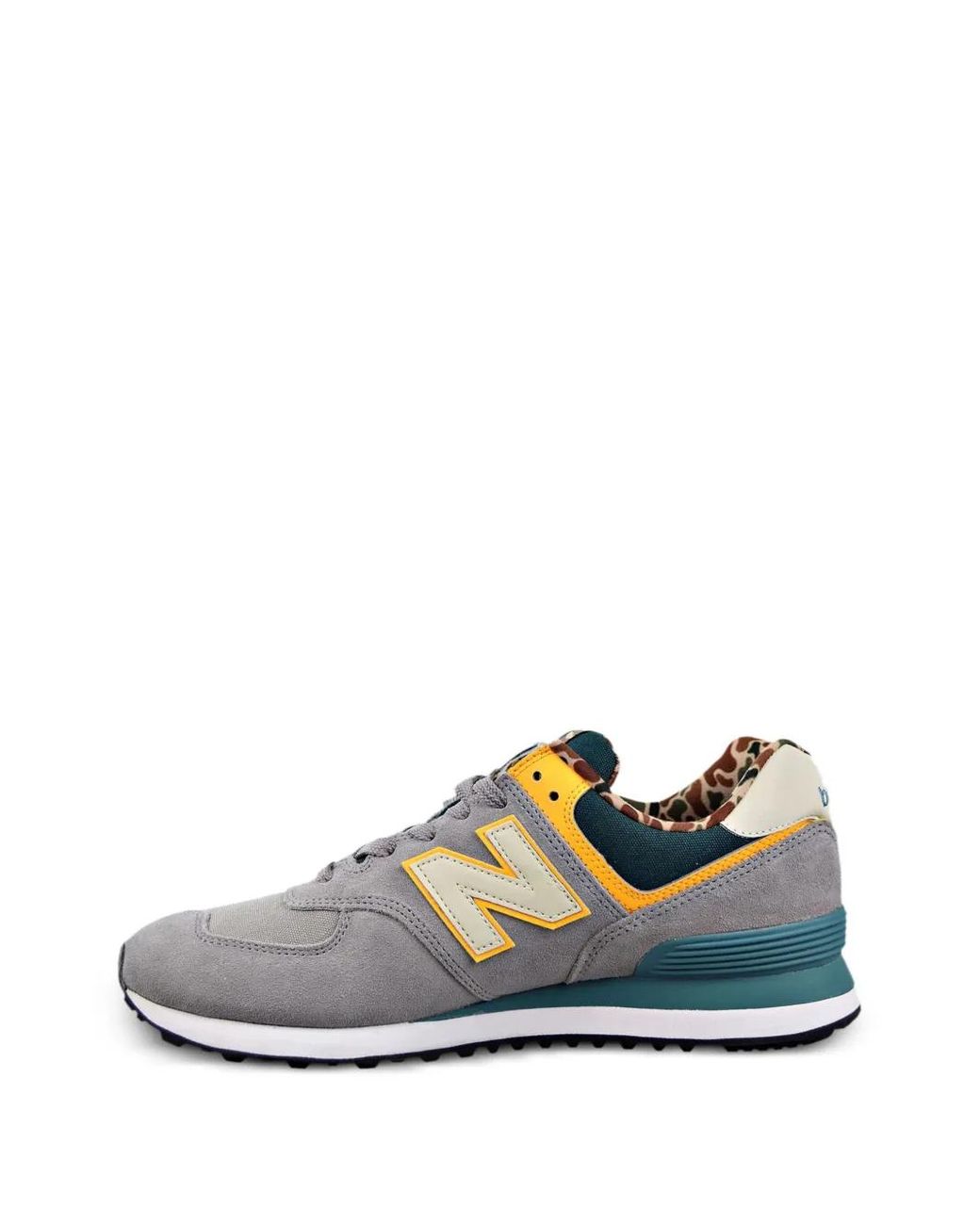 New Balance Blue 574 Panelled Sneakers for men