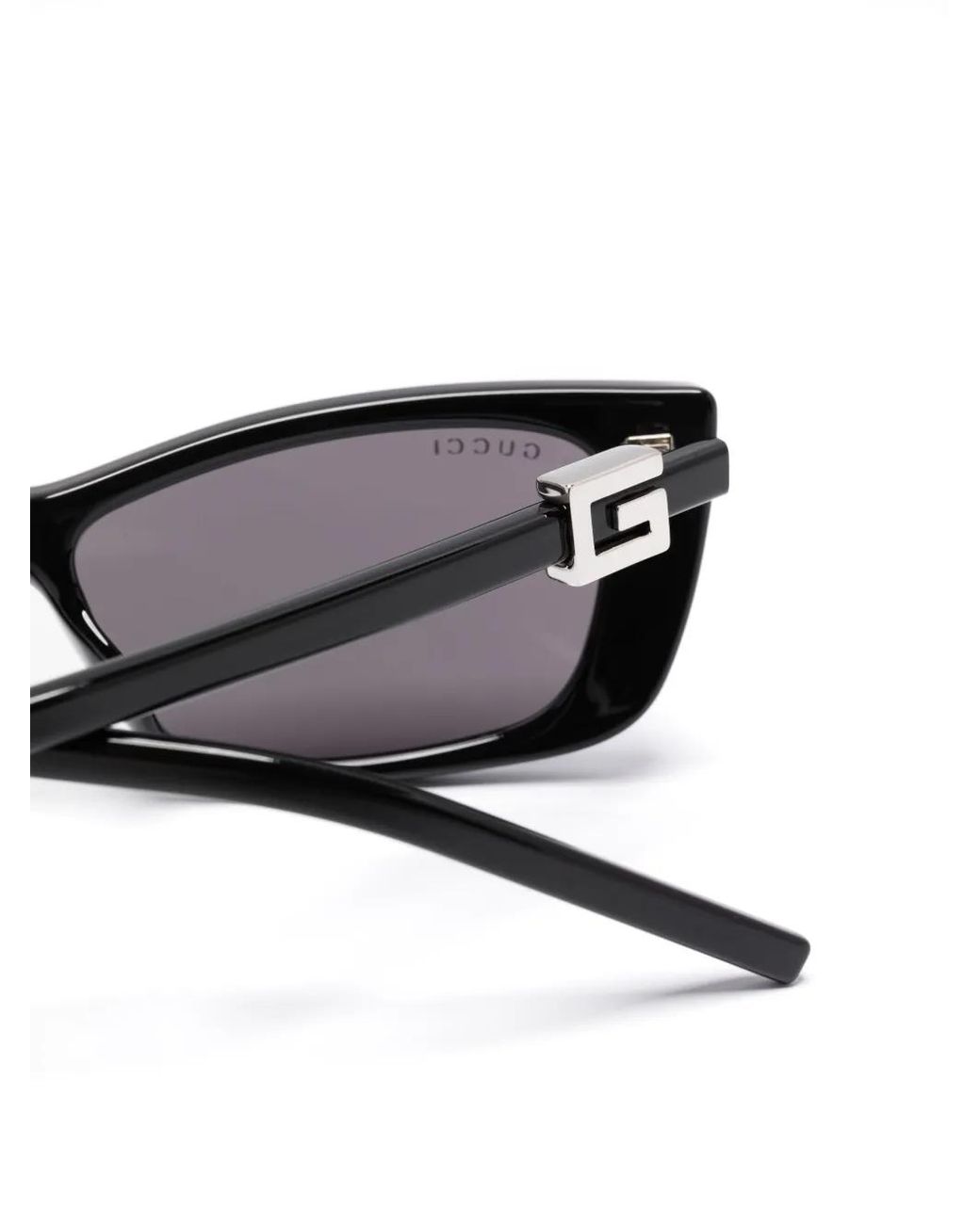Gucci Gray Cat-Eye Sunglasses