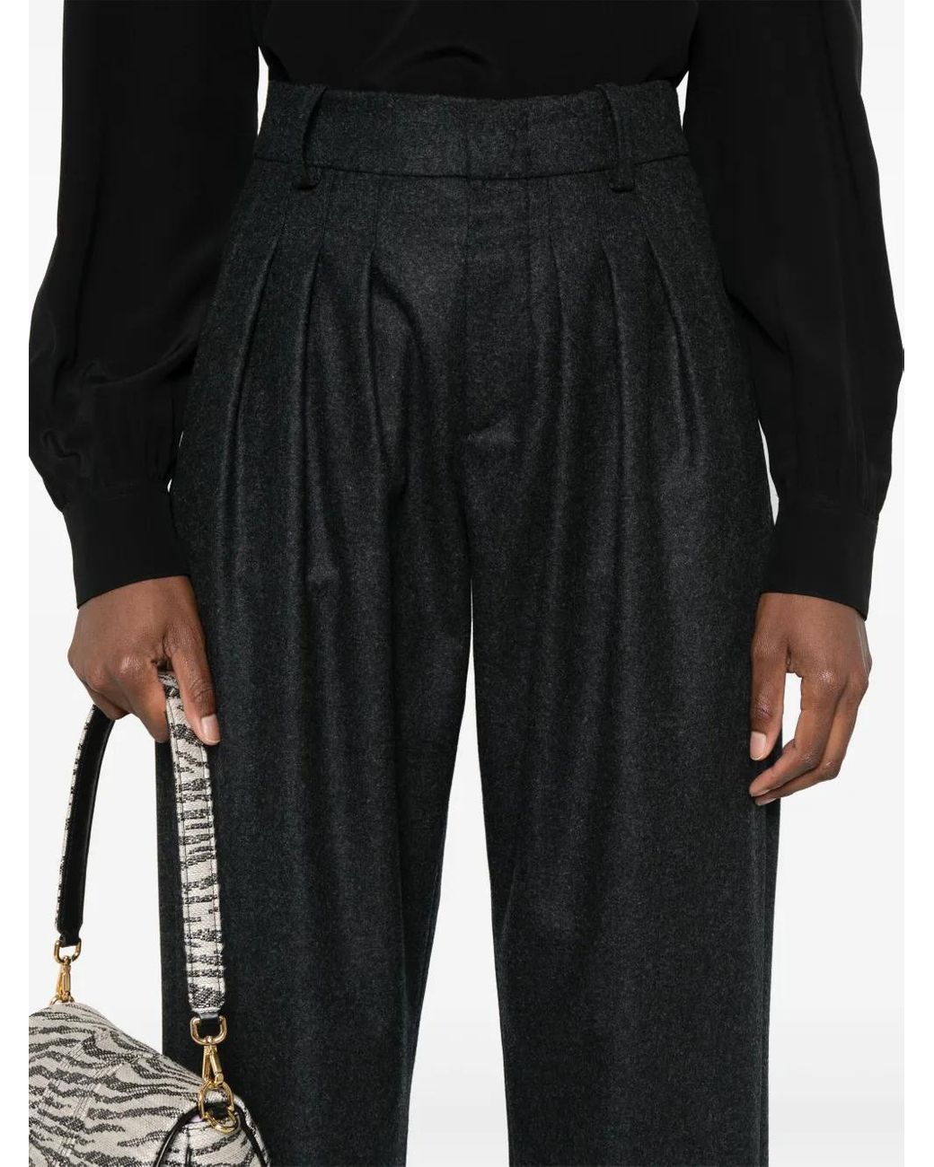 Isabel Marant Black Chic Contemporary Pants For