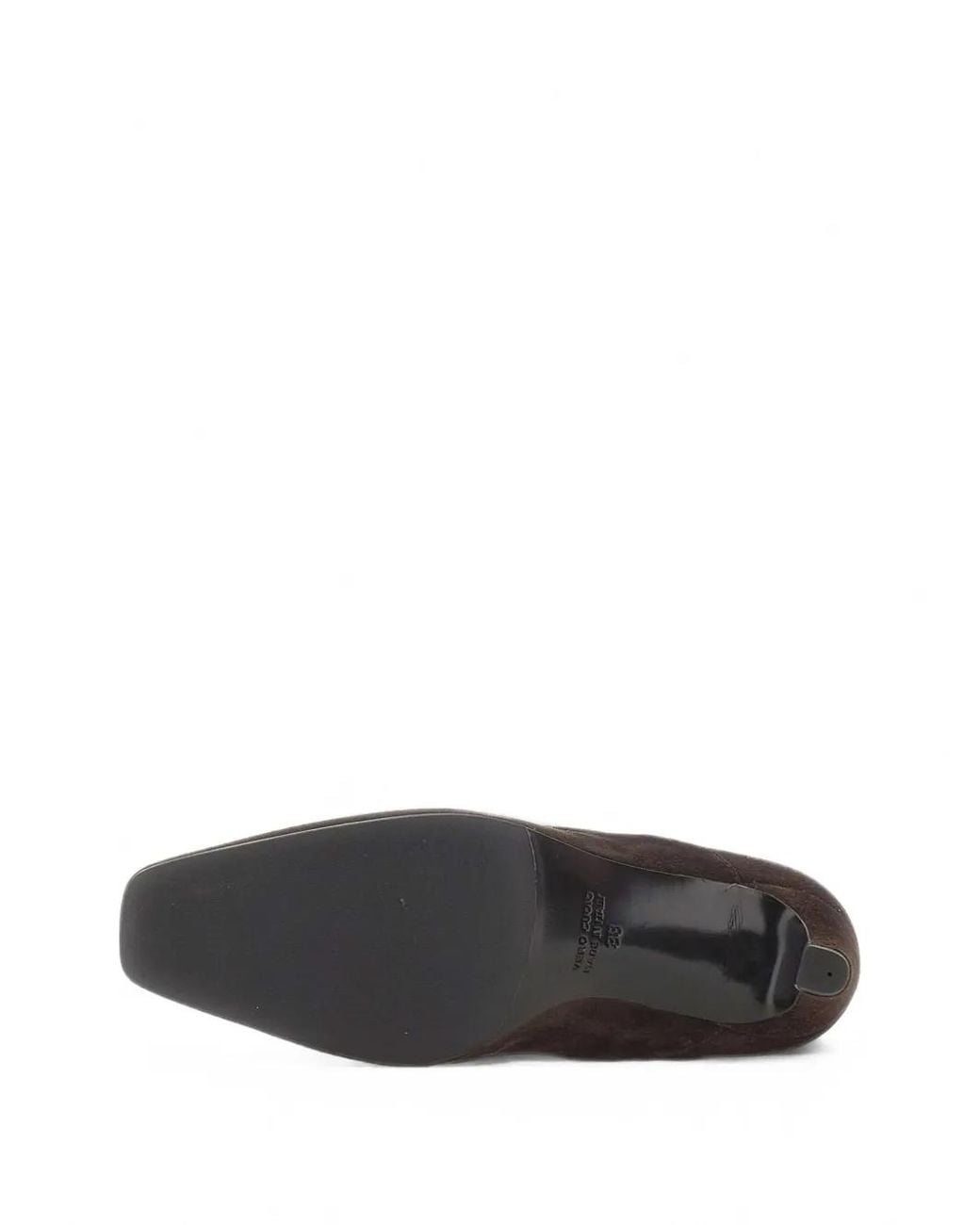 strategia shoes Brown Suede Square-Toe Boots