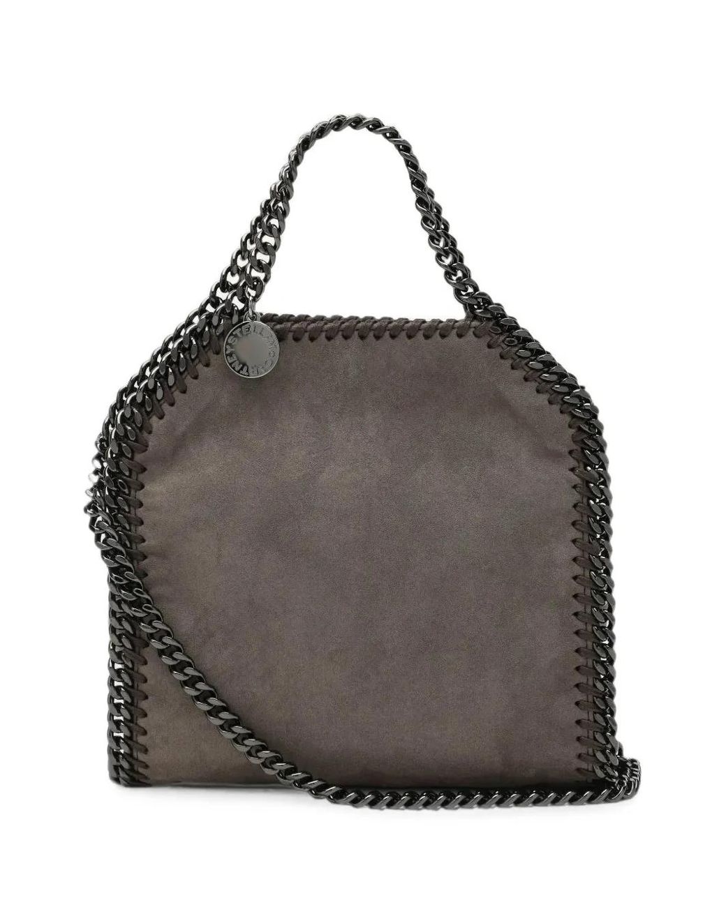 Stella McCartney Gray Falabella Suede Tote Bag
