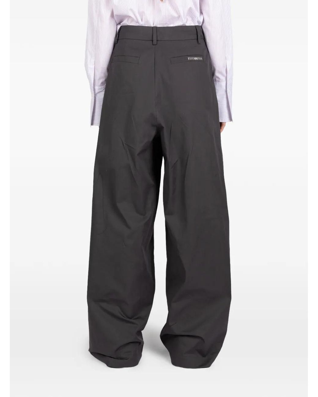 Societe Anonyme Black Andy Pleated Wide Trousers