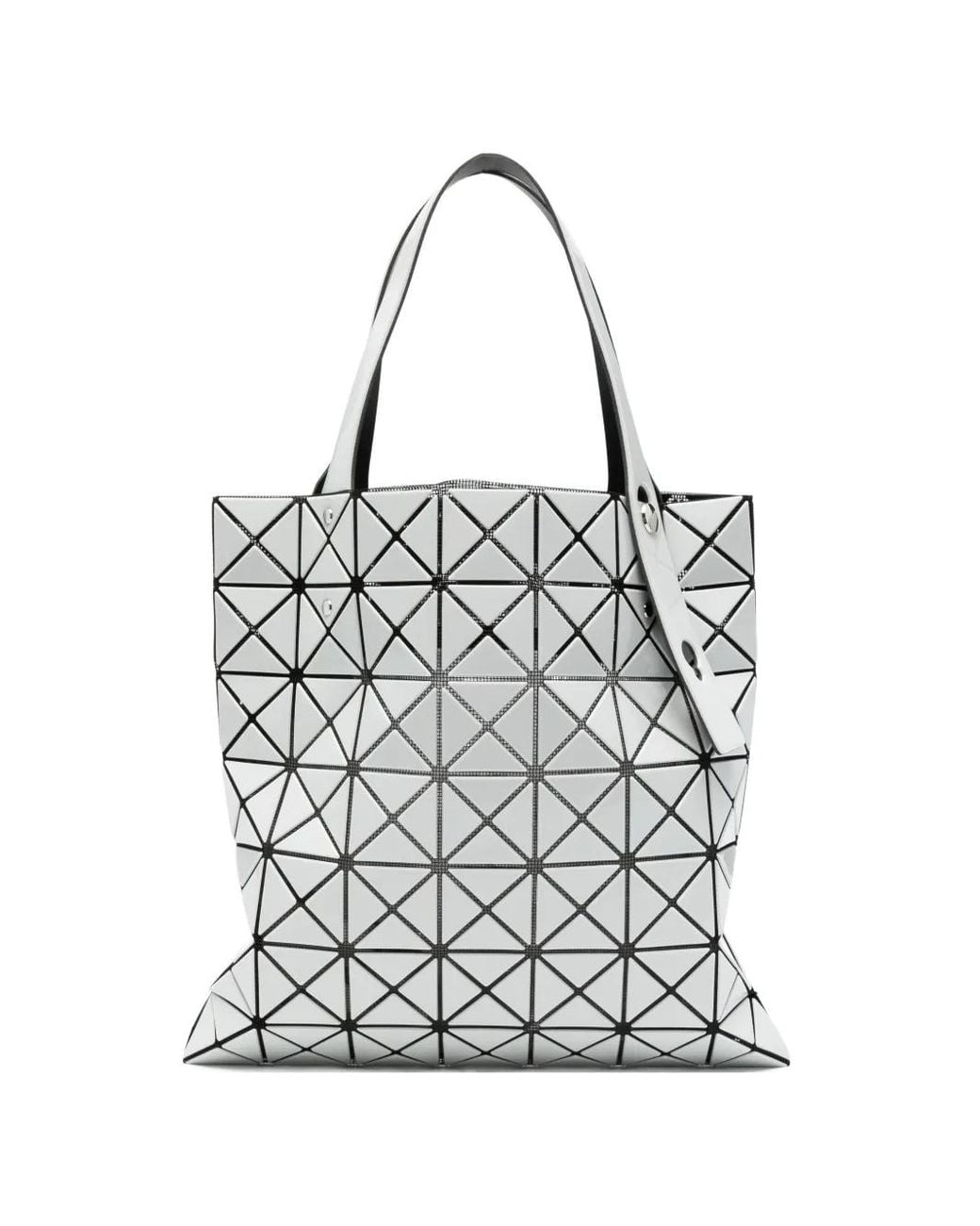 Issey Miyake White Prism Gloss Tote Bag
