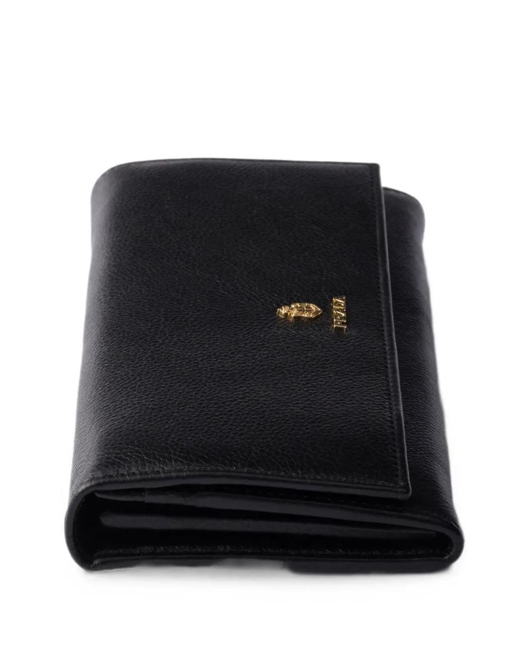 Prada Grote Portemonnee in het Black