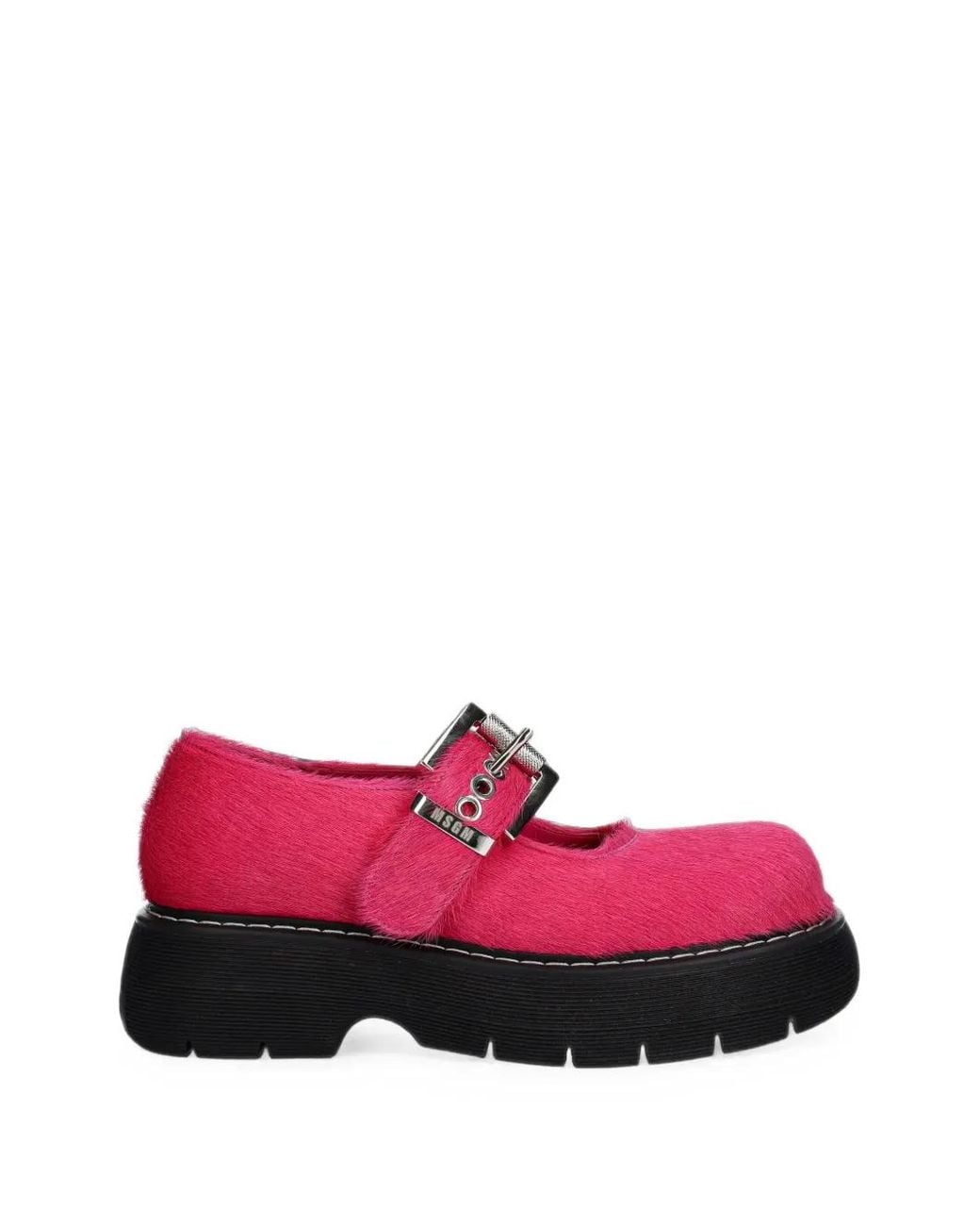 Stringate Con Fibbia di MSGM in Red