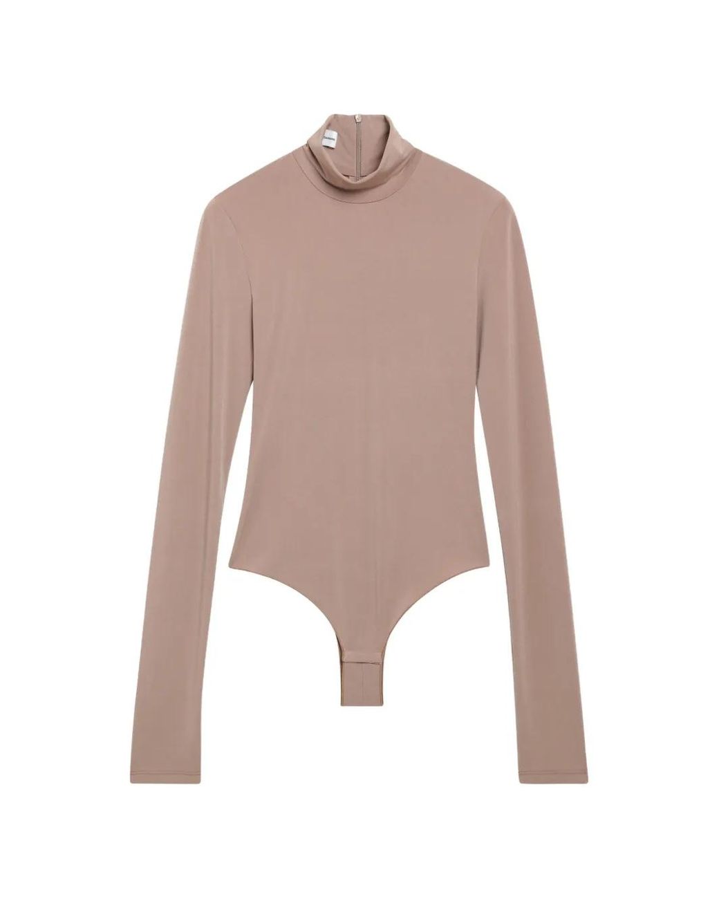 ANDAMANE Pink Ziggy Roll-Neck Bodysuit