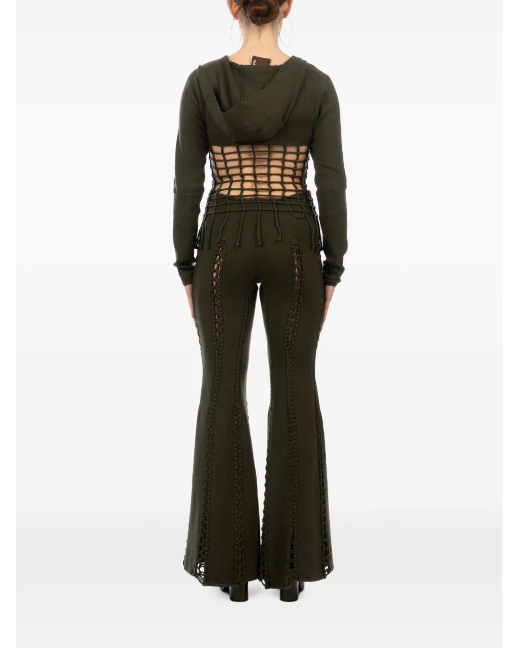 Isa Boulder Bootcut Broek in het Green